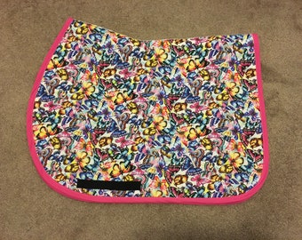 One of a kind English Saddle Pad