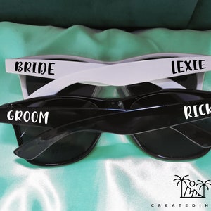 Óculos para noivos, óculos de sol para ele e para ela, óculos de sol para casamento, presentes de casamento, óculos de sol personalizados