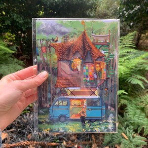 Impression/carte postale Magic Van