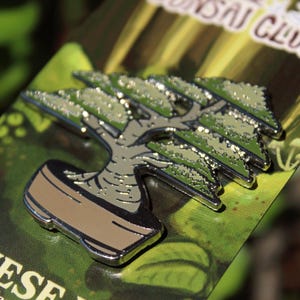Chinese Elm Bonsai Enamel Pin