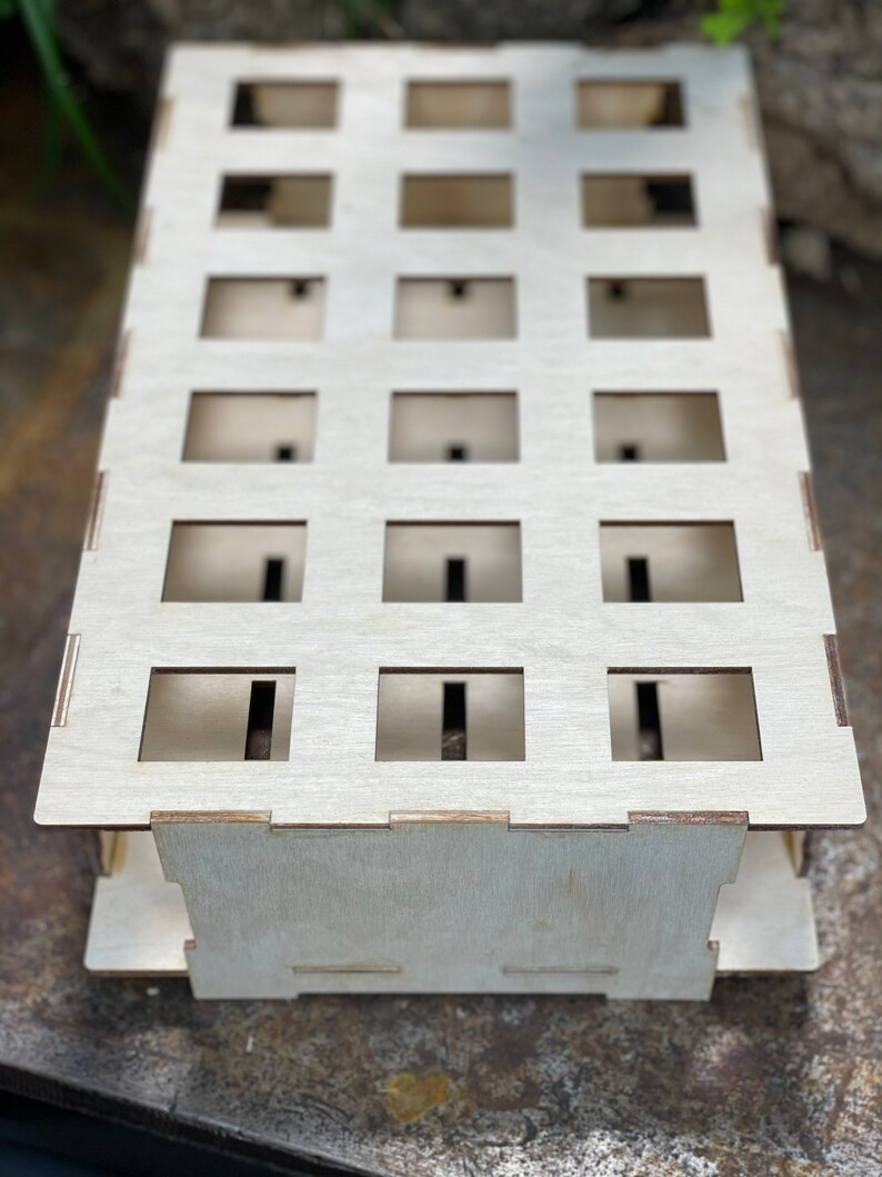 Digital File Laser Cut Garden Stake Tag Holder Display Stand Etsy