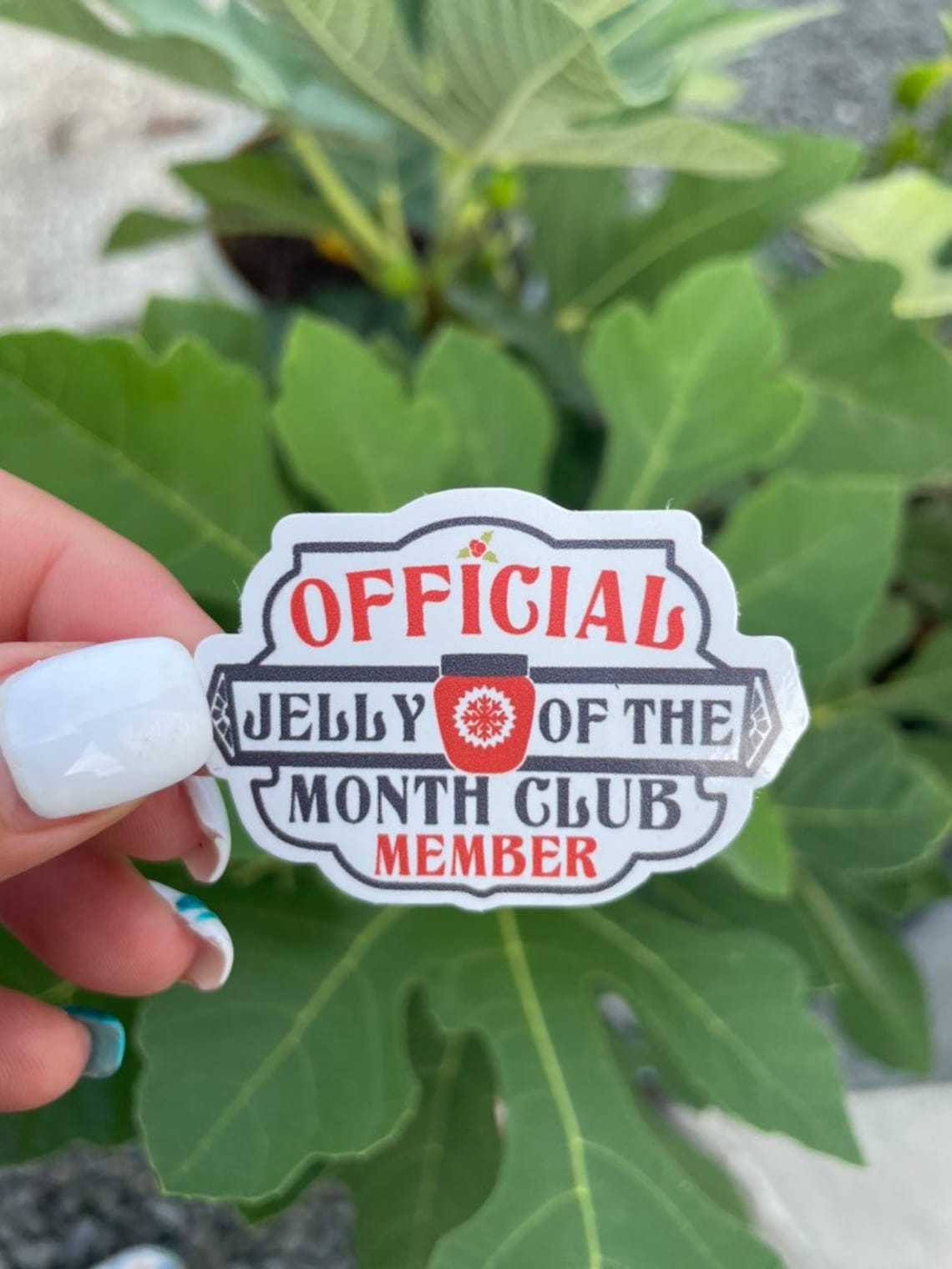 Official Jelly of the Month Club Decal Clark Griswold Etsy