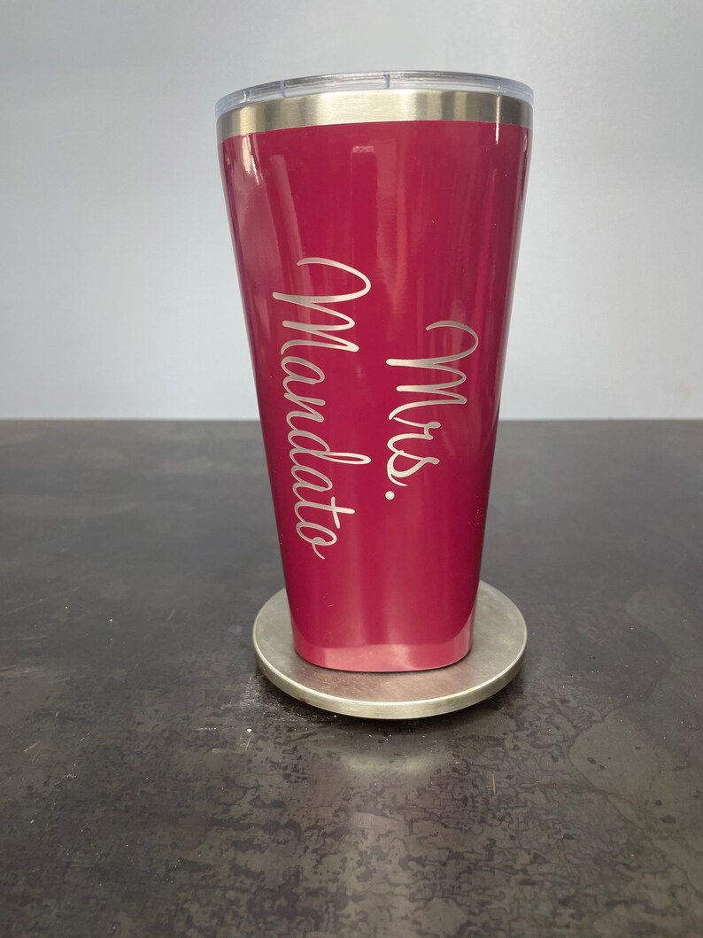 Free name engraved personalized Brumate Imperial pint fast