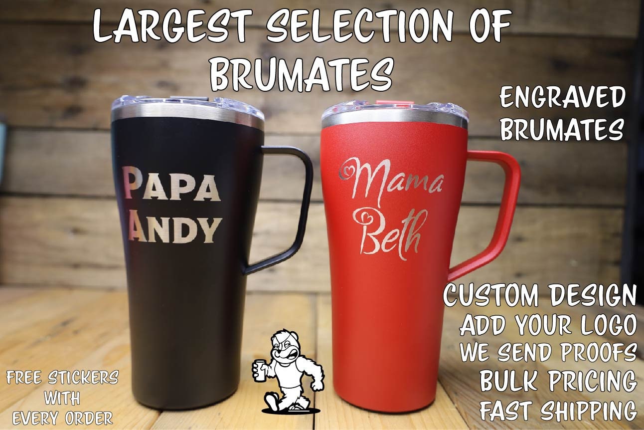 Personalized BrüMate TODDY Coffee Cup 16 oz engraved – Honey Badgers Shop
