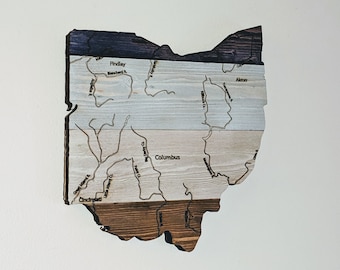 Ohio Rivers Map