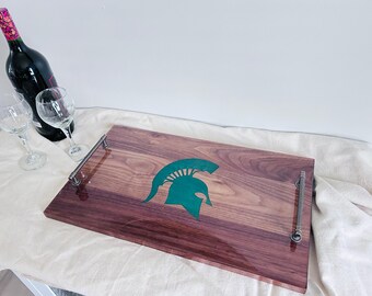 Michigan State Spartans Serving Tray