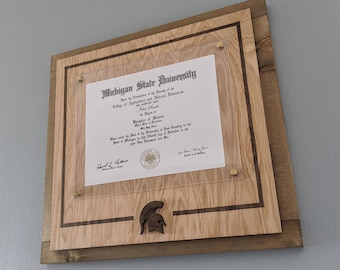 Michigan State University Spartans Diploma Frame. Officially Licensed (8321) Gift