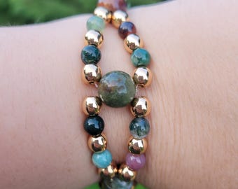 Fancy Handmade Gemstone Beaded Bracelet Inspired by the Reba song