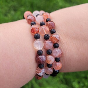 La Vie En Rose Inspired Handmade Gemstone Beaded Bracelet - Etsy