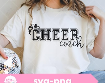 Cheer Coach SVG: Cheerleading Shirt Design (Digital Download