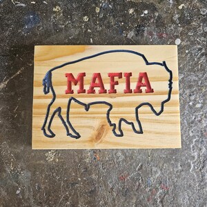 Bills Mafia Small Desktop Sign
