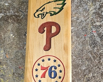 Philadelphia Sports Wood Paddle