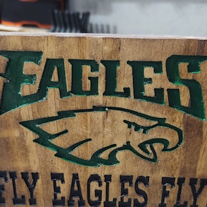 Fly Eagles Fly Small Desktop Sign