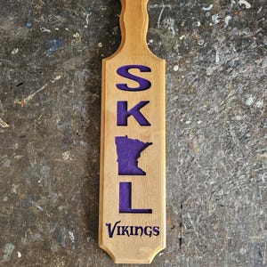 SKOL Vikings Wood Paddle