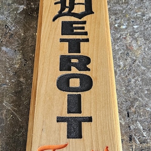 Detroit Tigers Wood Paddle