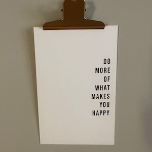 Happy Letterpress Print
