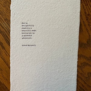 Loving Her Letterpress Print