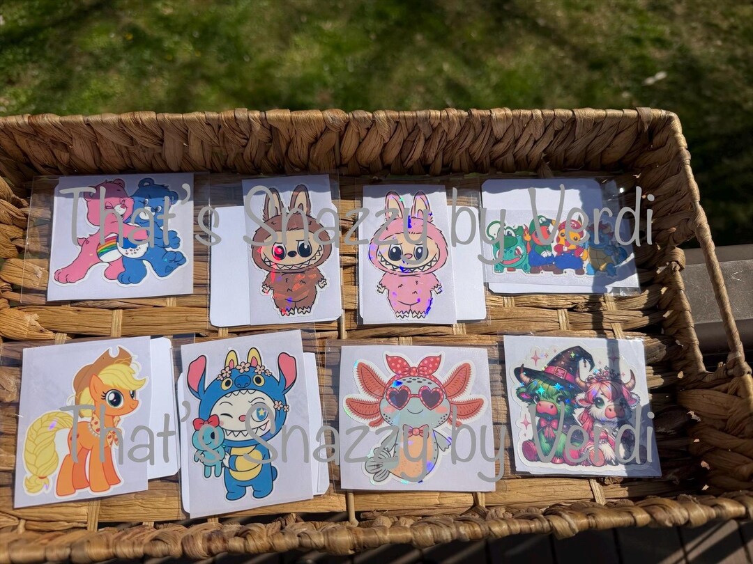 Vinyl Stickers - Character - Etsy