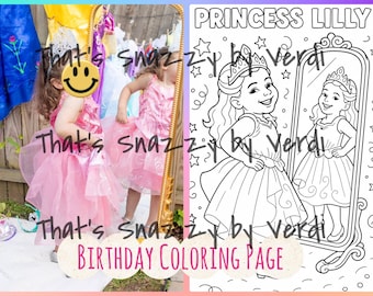 Birthday Coloring Page