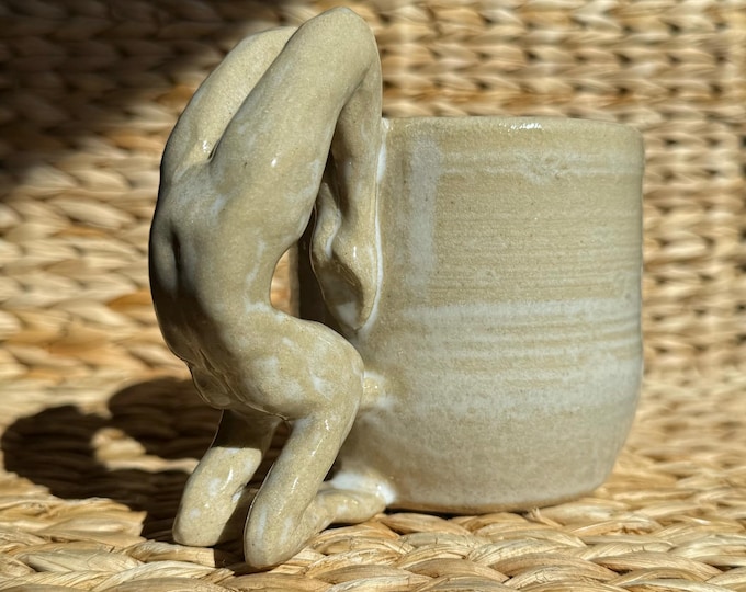 Hand Sculpted Femme Form~ Drinking Vessel “Scorpion”