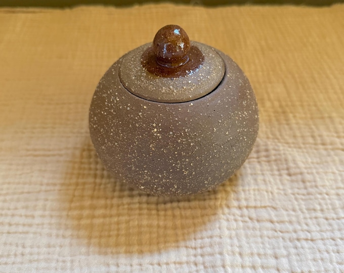 Hand Thrown Ceramic Boob Vessel with Nip-lid