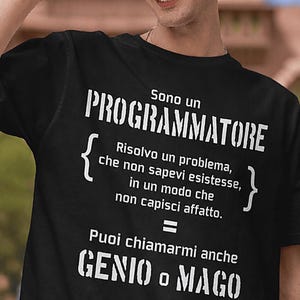 Maglietta Divertente Programmatore, Riparo Cose Invisibili, Regalo Programmatore, Funny Programmer Shirt