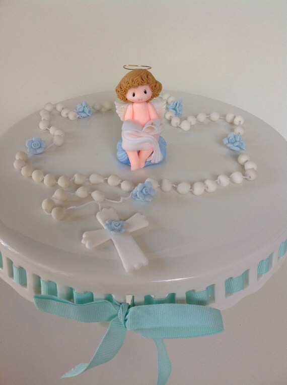 Baptism Cake Topper Communion Cake Topper Boy Baptism Cake Etsy