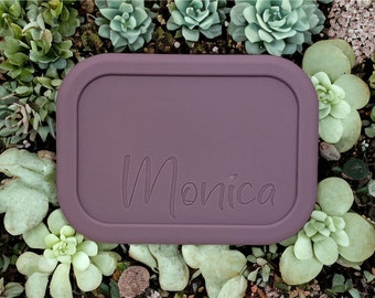 Personalized Silicone Bento Box: Laser Engraved Lunch Box