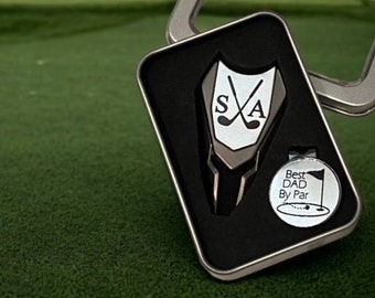 Golf Divot and Marker, Personalized Golf Gift, Laser Engraved Golf, Corporate Gifts, Groomsmen Gifts, Stocking Stuffers, Christmas Gift, Him