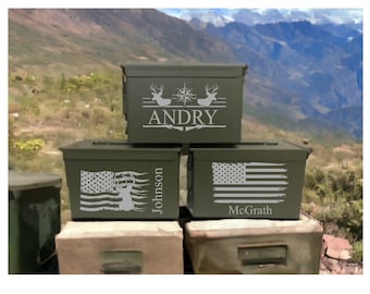 Personalized Ammo Box: Personalized Gift
