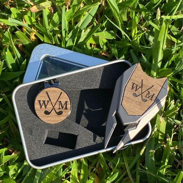 Golf Divot and Marker, Personalized Golf Gift, Custom Golf Accessories, Corporate Gifts, Groomsmen Gifts, Stocking Stuffers, Christmas Gift