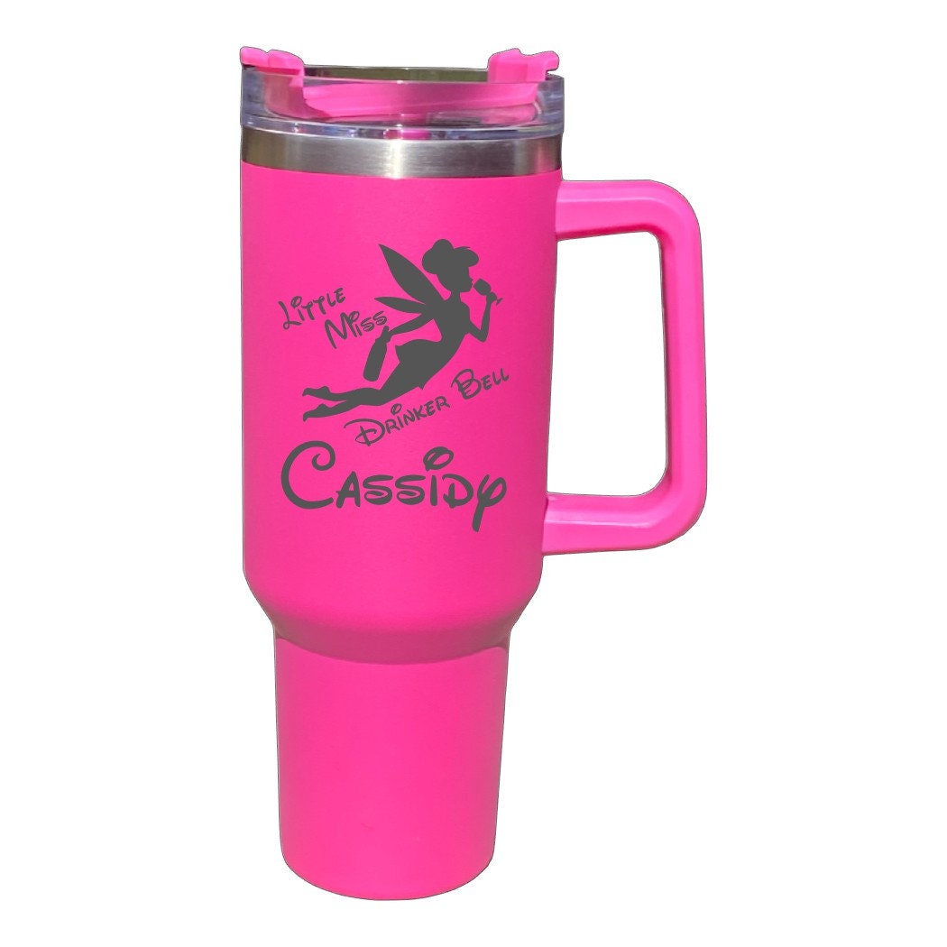 Personalized 40oz Tumbler With Handle & Straw Custom Engraved Etsy