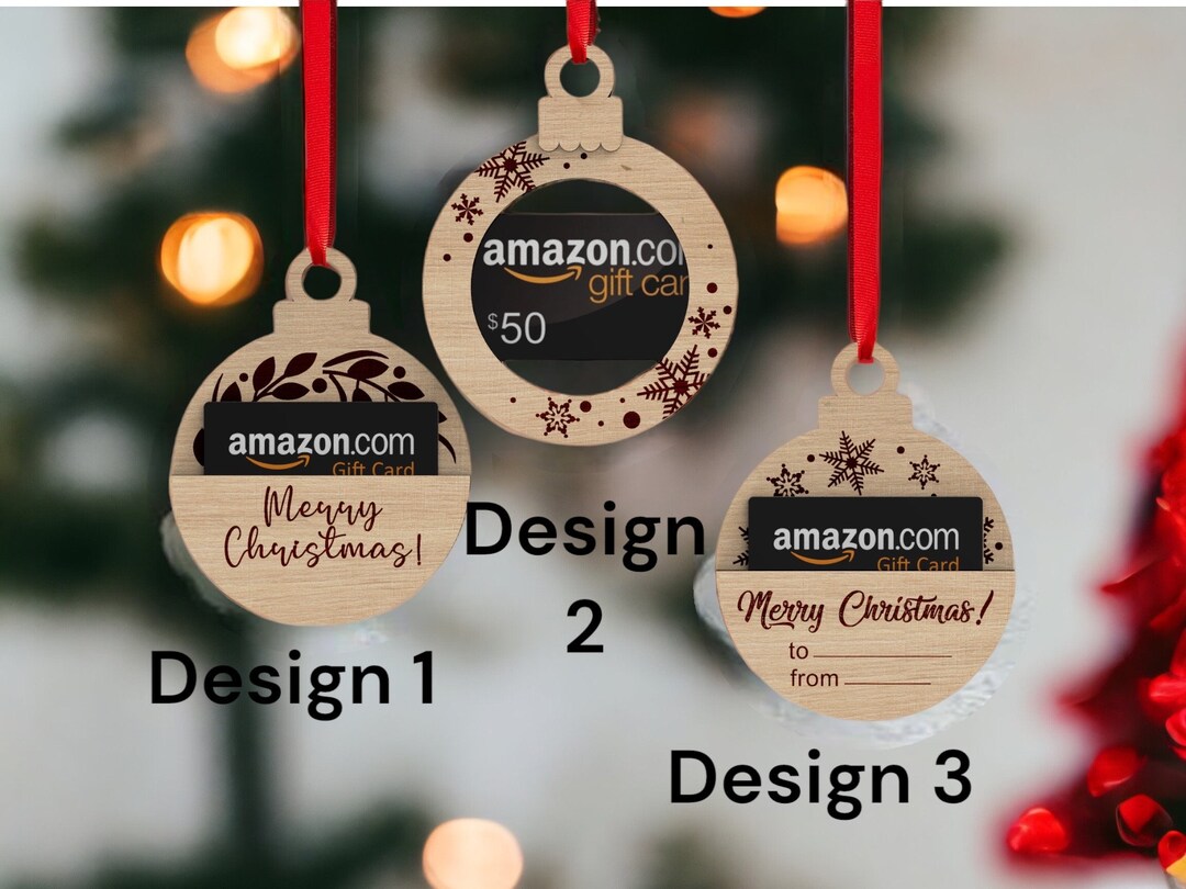 Personalized Christmas Ornament & Gift Card Holder Christmas Etsy