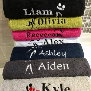 Personalised Towels for Workout and Training, Bana Kuru Gym/Sweat/Sports Towels