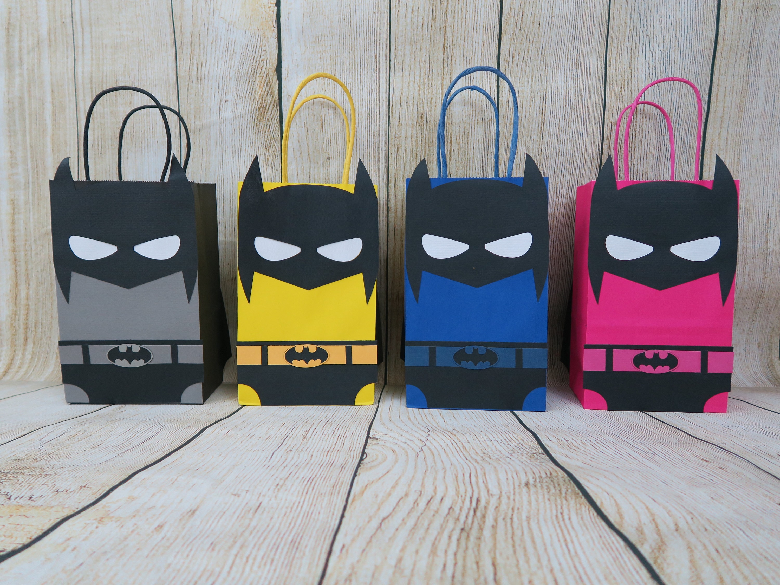 Batman Party Bags/Superhero Favor Bags/Batman Kids Etsy