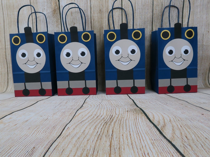 Thomas The Train Party Decorations Train Favor Bags Thomas Etsy
