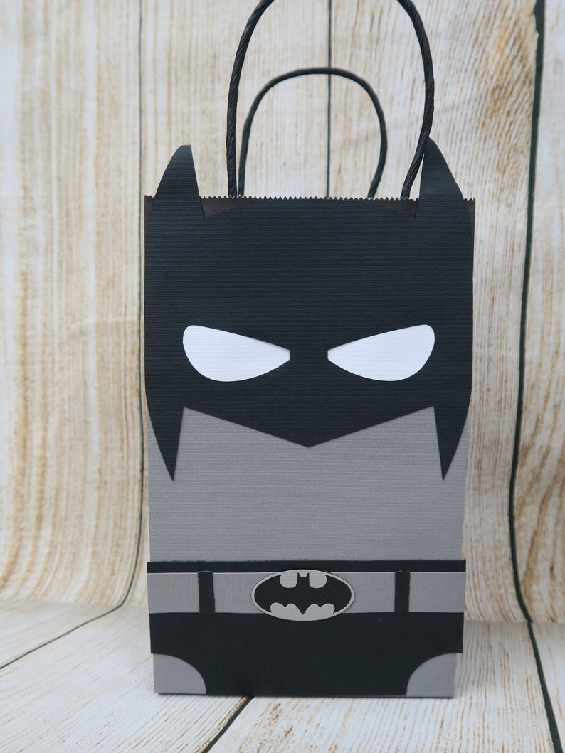 Batman Party Bags/Superhero Favor Bags/Batman Kids Etsy