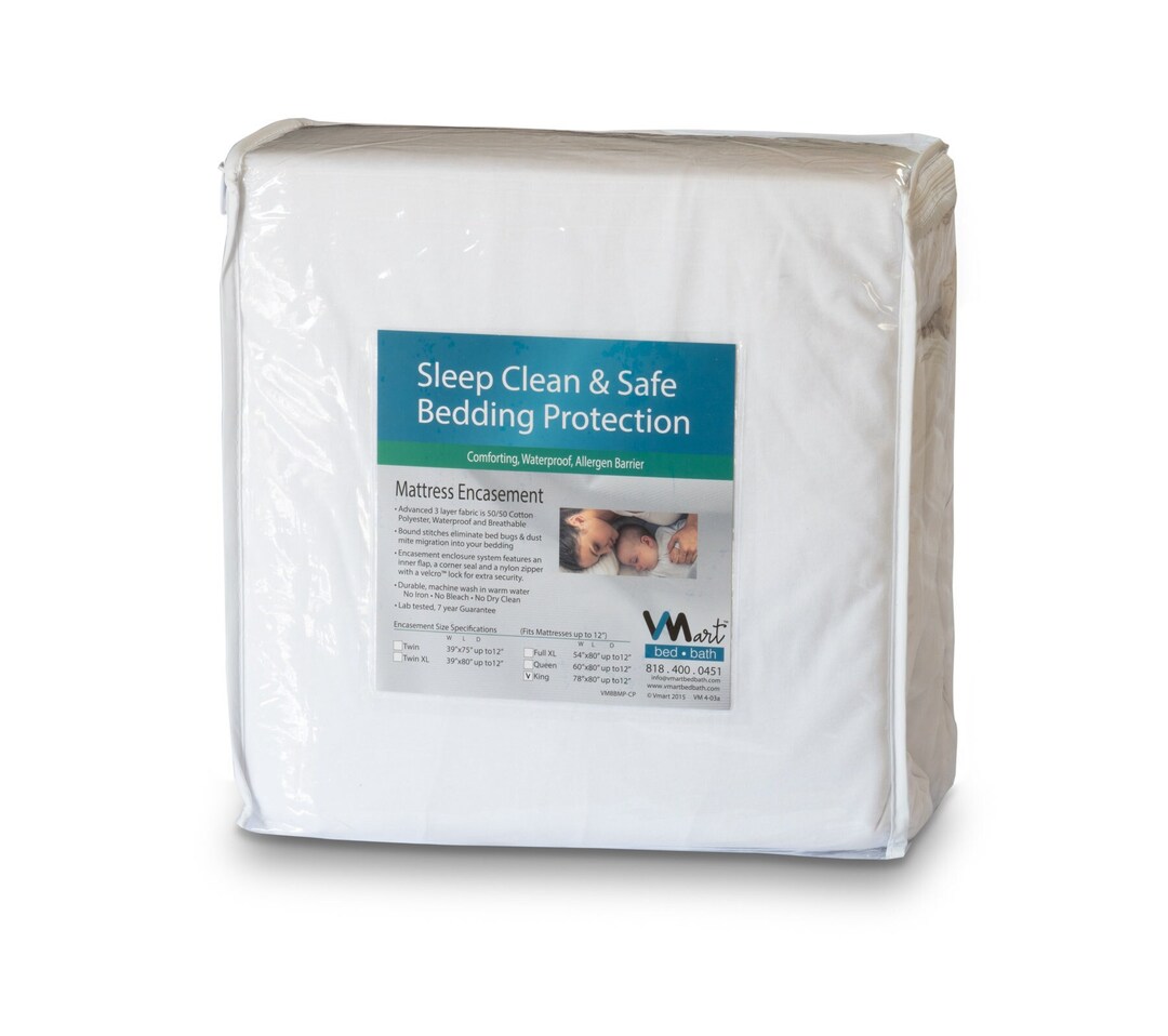 VMART Bedbug Mattress and Box Spring Protector Etsy