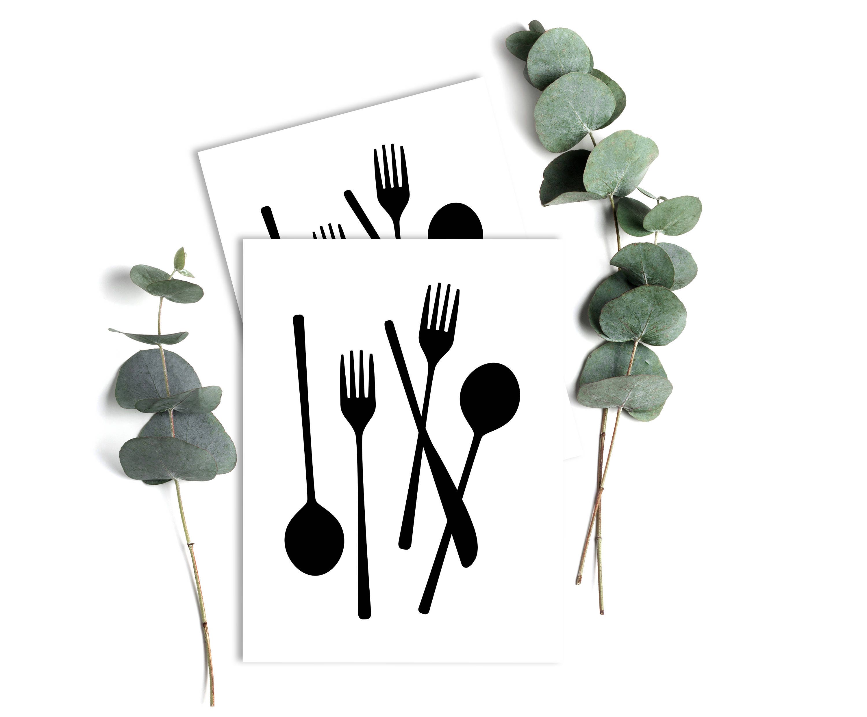 Scandinavian Kitchen Wall Art Digital Print Kitchen Wall | Etsy