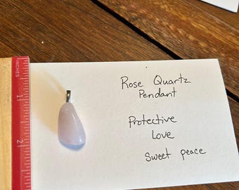 Rose Quartz Pendant