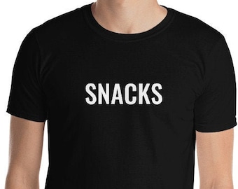 SNACKS - T-shirt unisexe à manches courtes