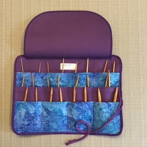 Circular Needle Case Organizer, Knitting Needle Storage, Knitting Gift, Knitting Accessories, Knitting Case Holder, Gift for Her