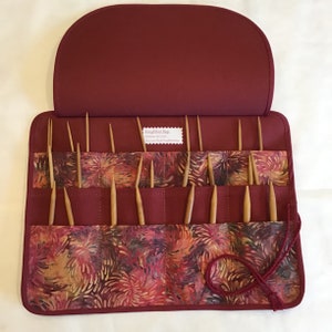 Circular Needle Case Organizer, Knitting Needle Storage, Knitting Gift, Knitting Accessories, Knitting Case Holder, Gift for Her