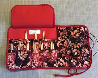 Interchangeable Needle Case, Knitting Needle Organizer, Knitting Needle Storage, Knitting, Gift for Her