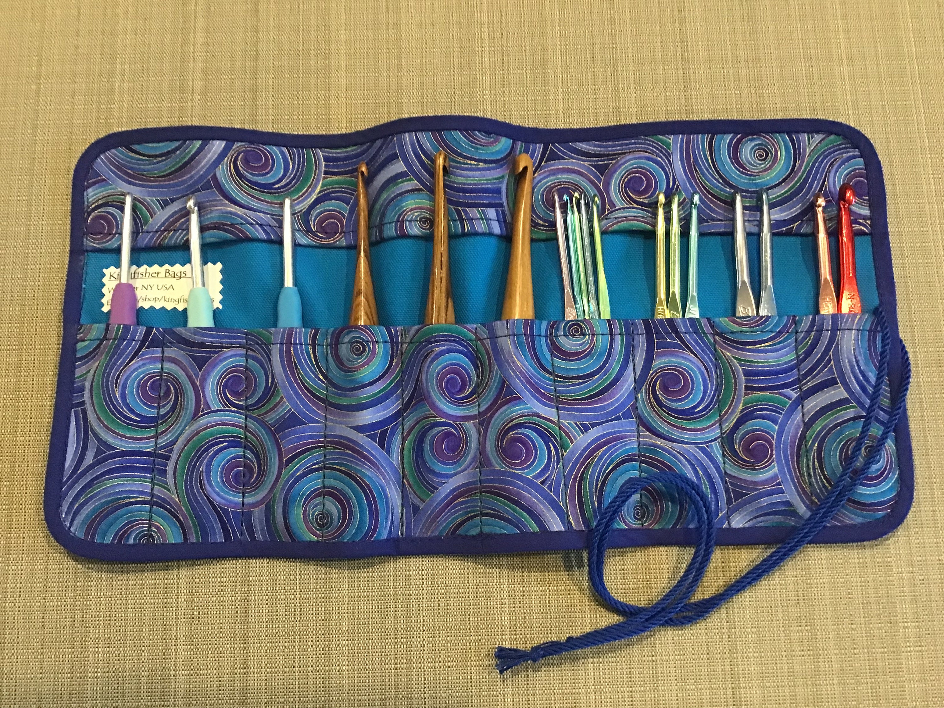 Extra Large 10-slot Crochet Hook Case, Crochet Organizer Storage Roll, Crochet  Travel Case, Gift for Her 