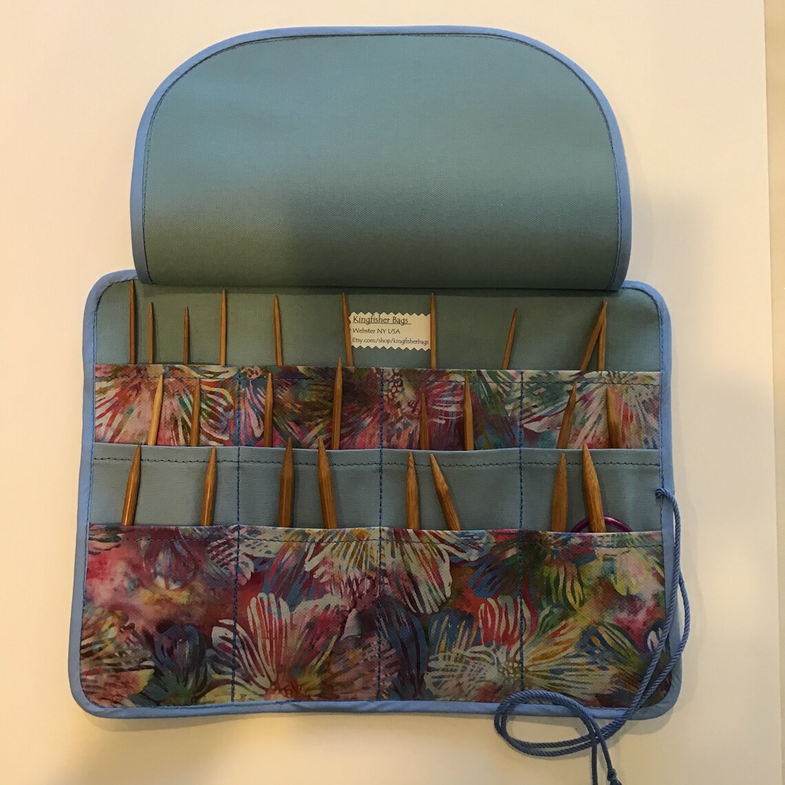 Circular Needle Case Organizer Storage Knitting Circular Etsy