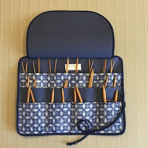 Circular Needle Case Organizer, Knitting Needle Storage, Knitting Gift, Knitting Accessories, Knitting Case Holder, Gift for Her
