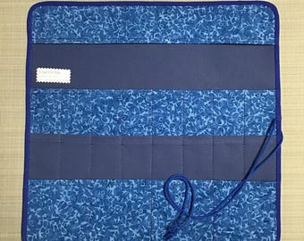 Large Knitting Needle Case/Roll/Organizer/Holder Storage Travel Case