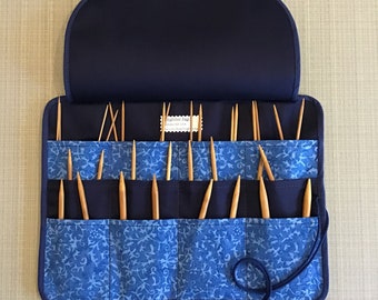 Circular Needle Case Organizer, Knitting Needle Storage, Knitting Gift, Knitting Accessories, Knitting Case Holder, Gift for Her