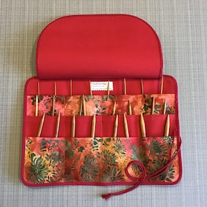 Circular Needle Case Organizer, Knitting Needle Storage, Knitting Gift, Knitting Accessories, Knitting Case Holder, Gift for Her
